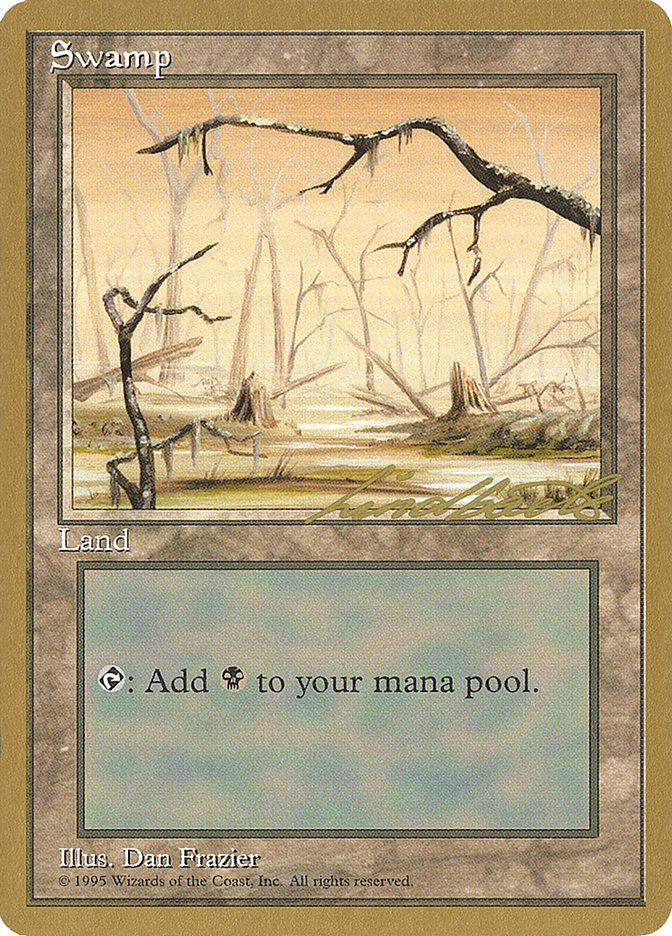 Swamp (ll370) (Leon Lindback) [Pro Tour Collector Set] | Webway Games