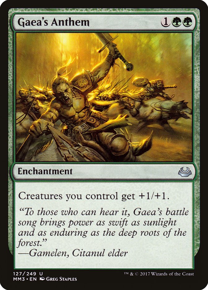 Gaea's Anthem [Modern Masters 2017] | Webway Games