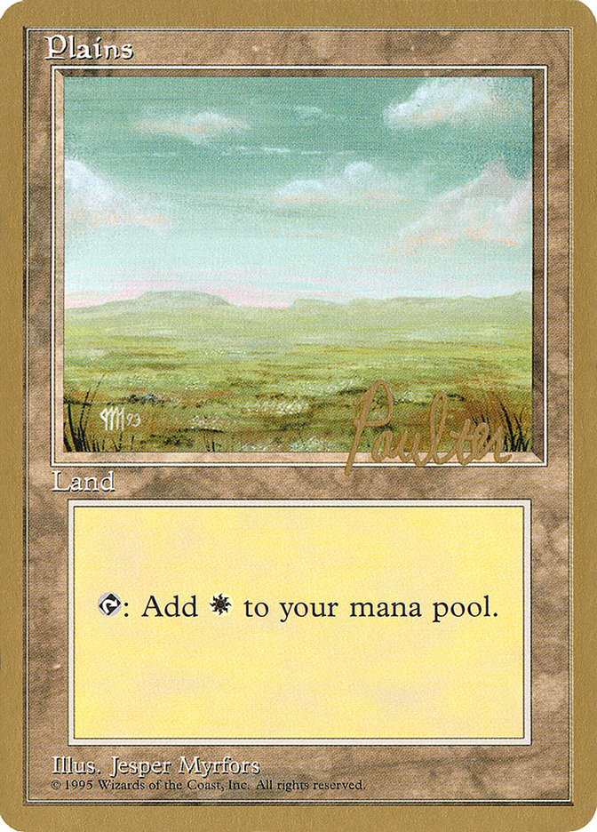 Plains (pp364) (Preston Poulter) [Pro Tour Collector Set] | Webway Games