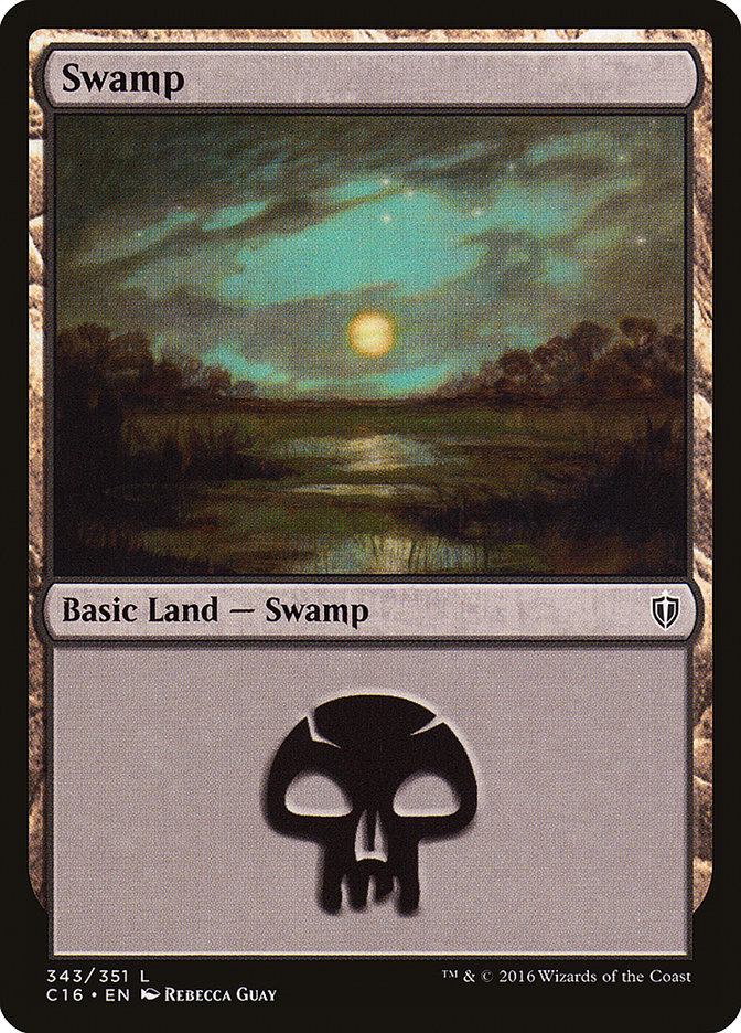 Swamp (#343) [Commander 2016] | Webway Games