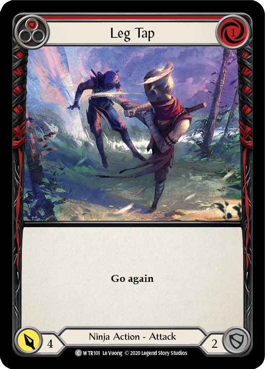 Leg Tap (Red) [U-WTR101] (Welcome to Rathe Unlimited)  Unlimited Normal | Webway Games