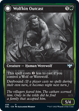 Wolfkin Outcast // Wedding Crasher [Innistrad: Double Feature] | Webway Games