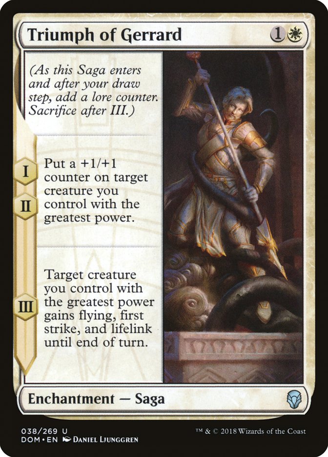 Triumph of Gerrard [Dominaria] | Webway Games