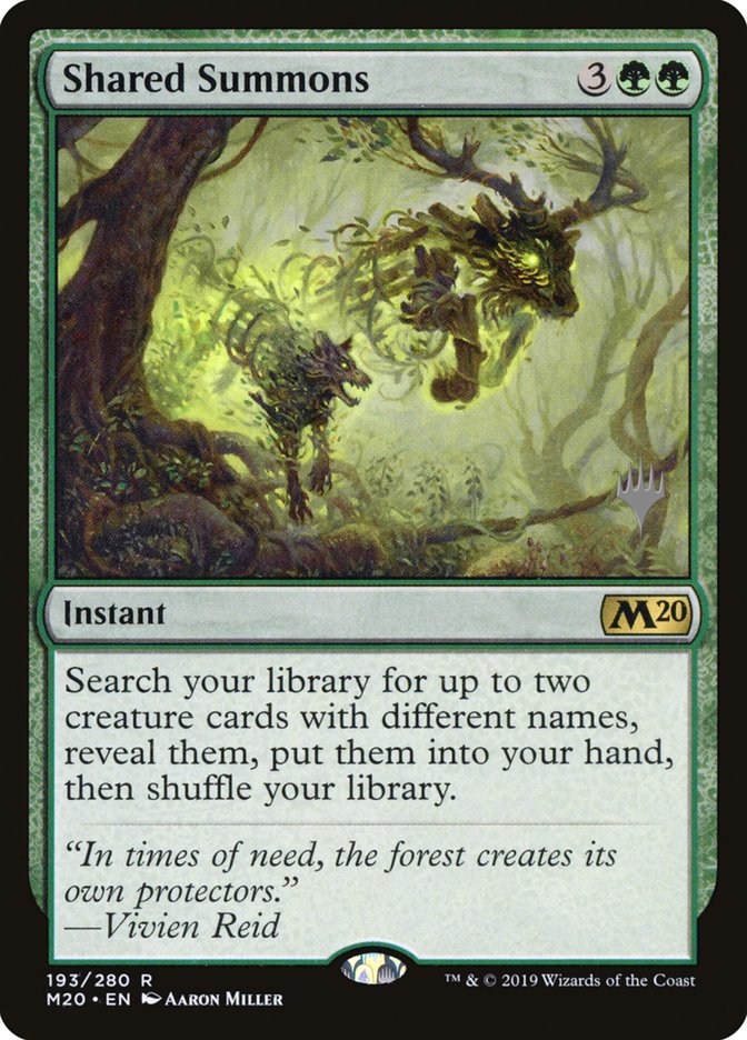 Shared Summons (Promo Pack) [Core Set 2020 Promos] | Webway Games