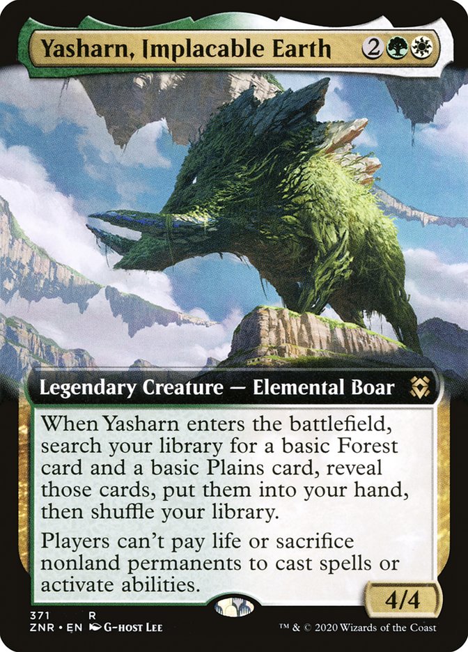 Yasharn, Implacable Earth (Extended Art) [Zendikar Rising] | Webway Games