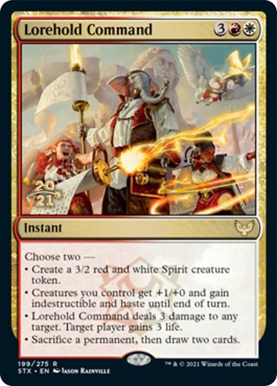 Lorehold Command [Strixhaven: School of Mages Prerelease Promos] | Webway Games