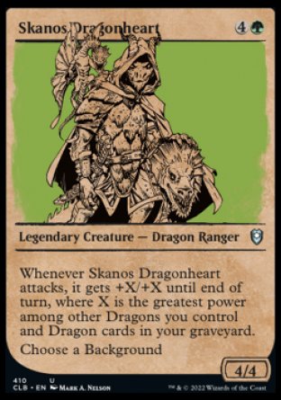Skanos Dragonheart (Showcase) [Commander Legends: Battle for Baldur's Gate] | Webway Games
