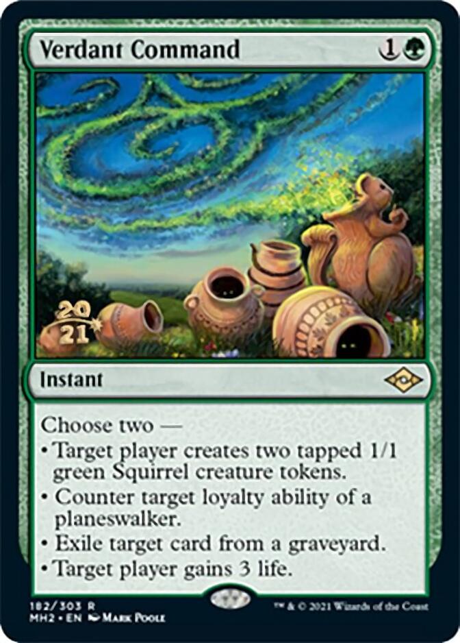 Verdant Command [Modern Horizons 2 Prerelease Promos] | Webway Games
