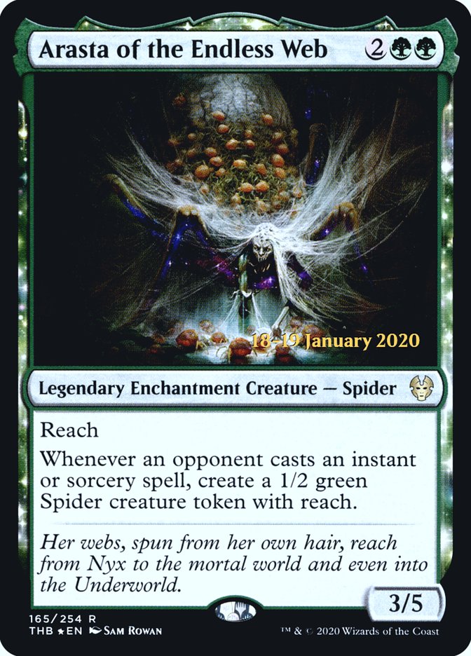 Arasta of the Endless Web [Theros Beyond Death Prerelease Promos] | Webway Games