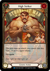 High Striker (Red) [EVR164] (Everfest)  1st Edition Extended Art Rainbow Foil | Webway Games