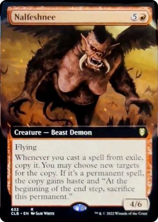 Nalfeshnee (Extended Art) [Commander Legends: Battle for Baldur's Gate] | Webway Games