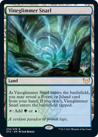 Vineglimmer Snarl (Promo Pack) [Strixhaven: School of Mages Promos] | Webway Games