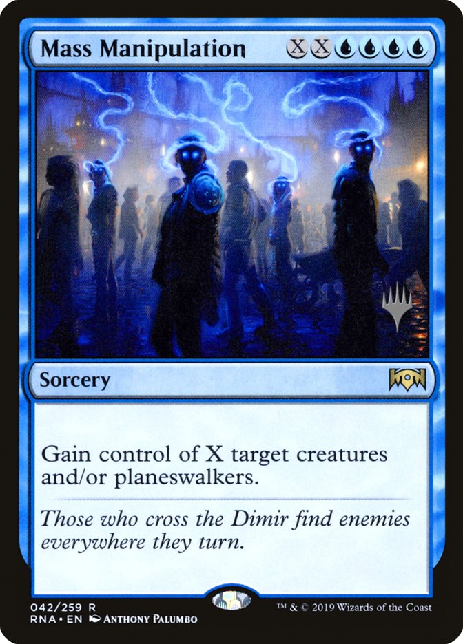 Mass Manipulation (Promo Pack) [Ravnica Allegiance Promos] | Webway Games