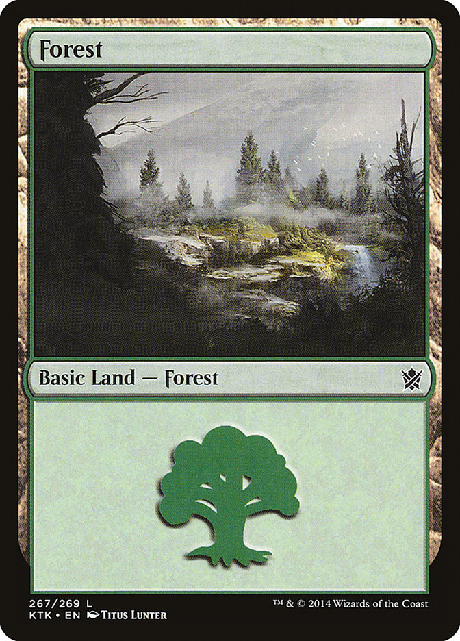 Forest (#267) [Khans of Tarkir] | Webway Games
