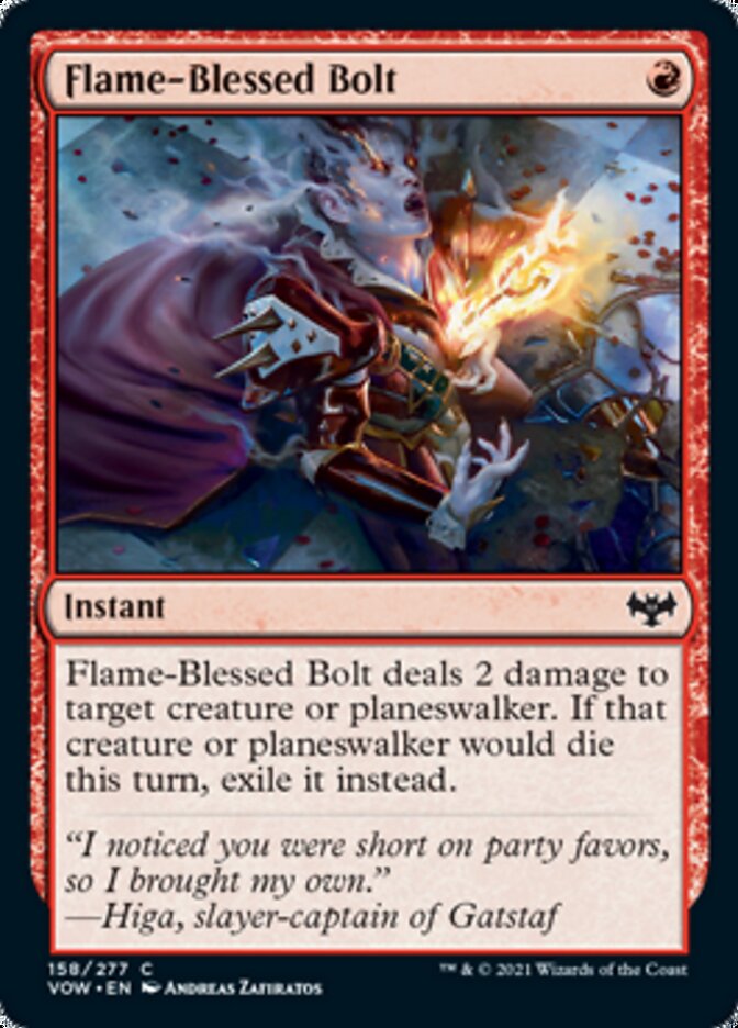 Flame-Blessed Bolt [Innistrad: Crimson Vow] | Webway Games