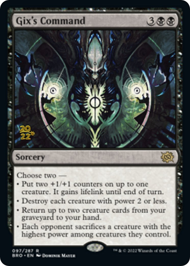Gix's Command [The Brothers' War: Prerelease Promos] | Webway Games