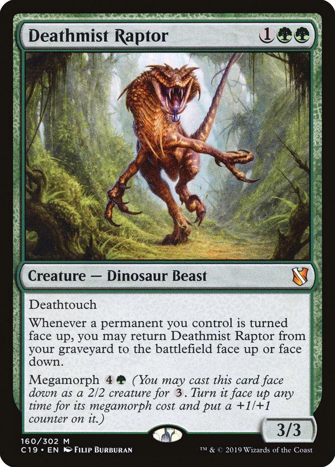 Deathmist Raptor [Commander 2019] | Webway Games