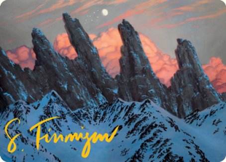 Mountain (275) Art Card (Gold-Stamped Signature) [Dungeons & Dragons: Adventures in the Forgotten Realms Art Series] | Webway Games
