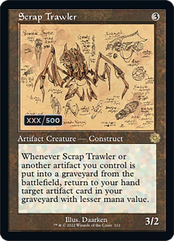 Scrap Trawler (Retro Schematic) (Serial Numbered) [The Brothers' War Retro Artifacts] | Webway Games