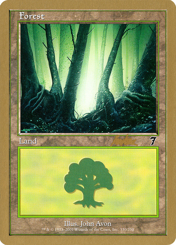 Forest (bk330) (Brian Kibler) [World Championship Decks 2002] | Webway Games