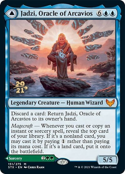 Jadzi, Oracle of Arcavios // Journey to the Oracle [Strixhaven: School of Mages Prerelease Promos] | Webway Games