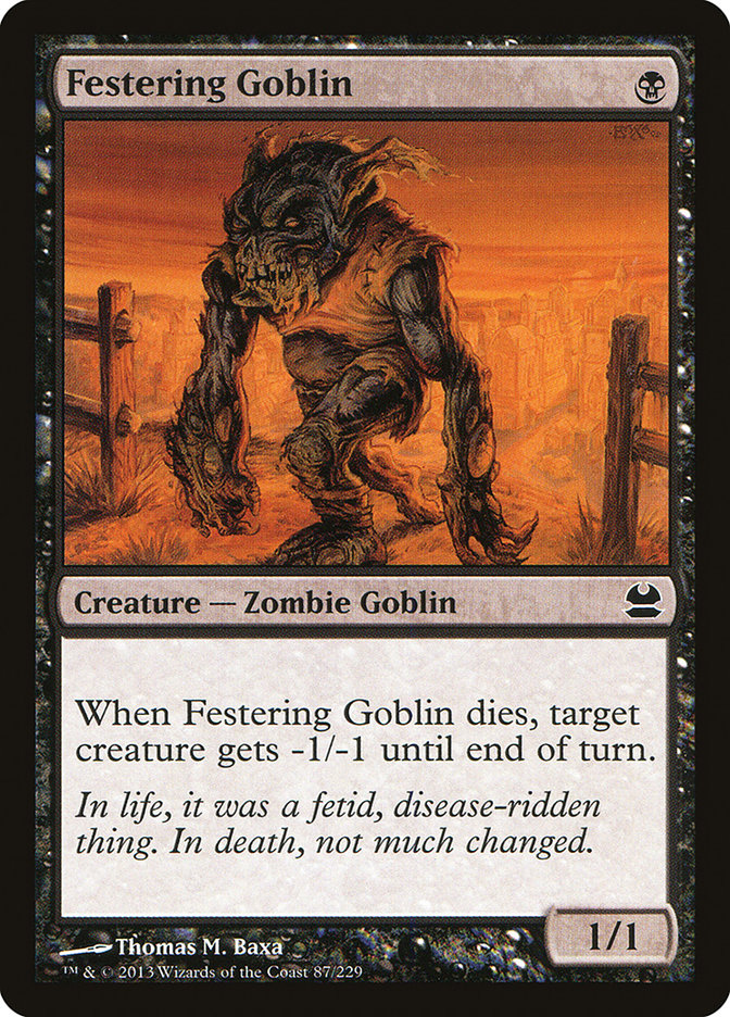 Festering Goblin [Modern Masters] | Webway Games