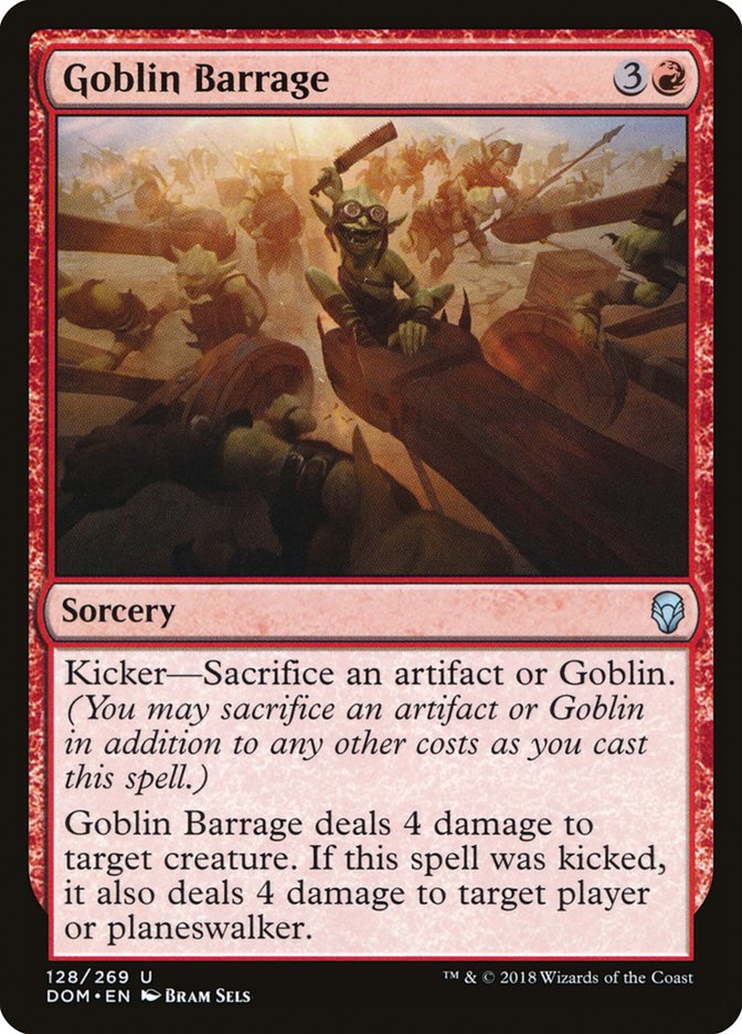 Goblin Barrage [Dominaria] | Webway Games