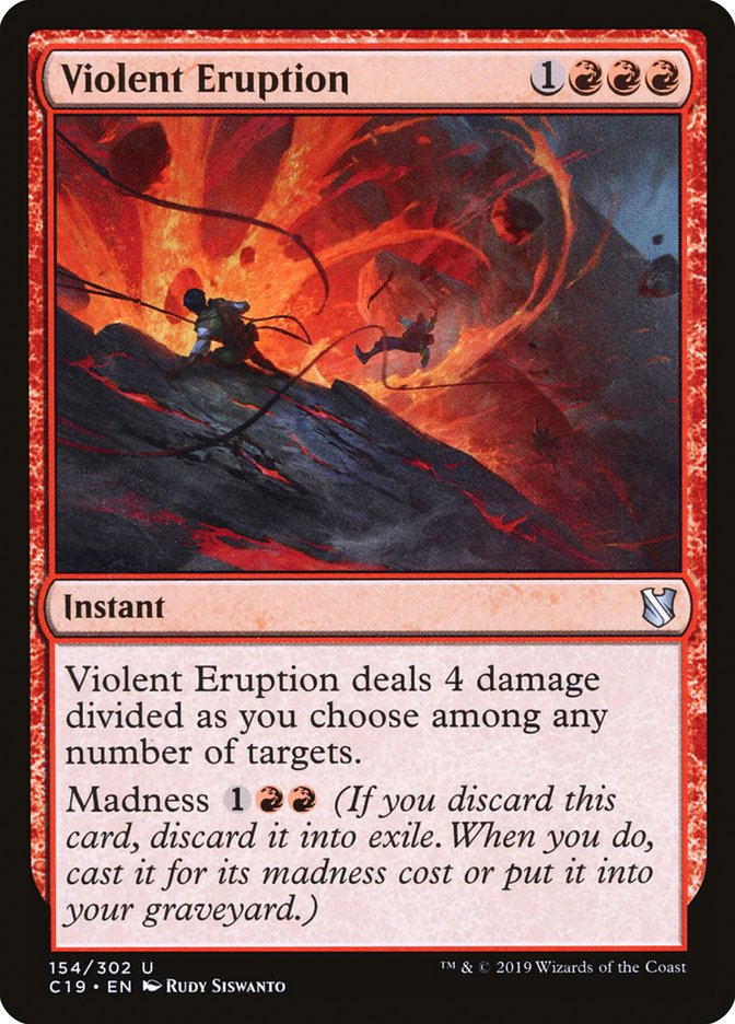 Violent Eruption [Commander 2019] | Webway Games
