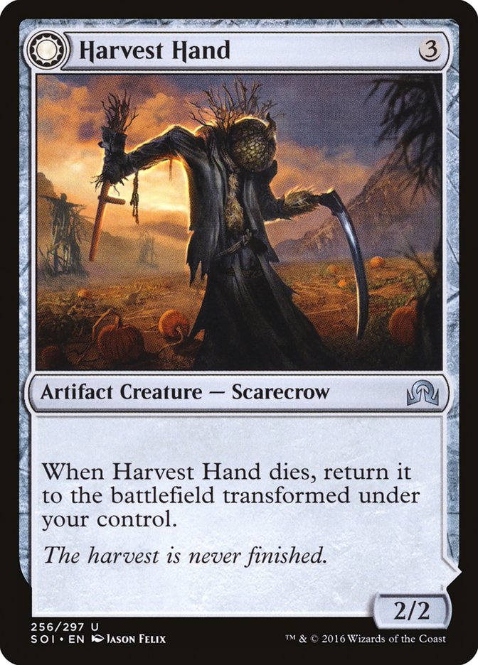 Harvest Hand // Scrounged Scythe [Shadows over Innistrad] | Webway Games