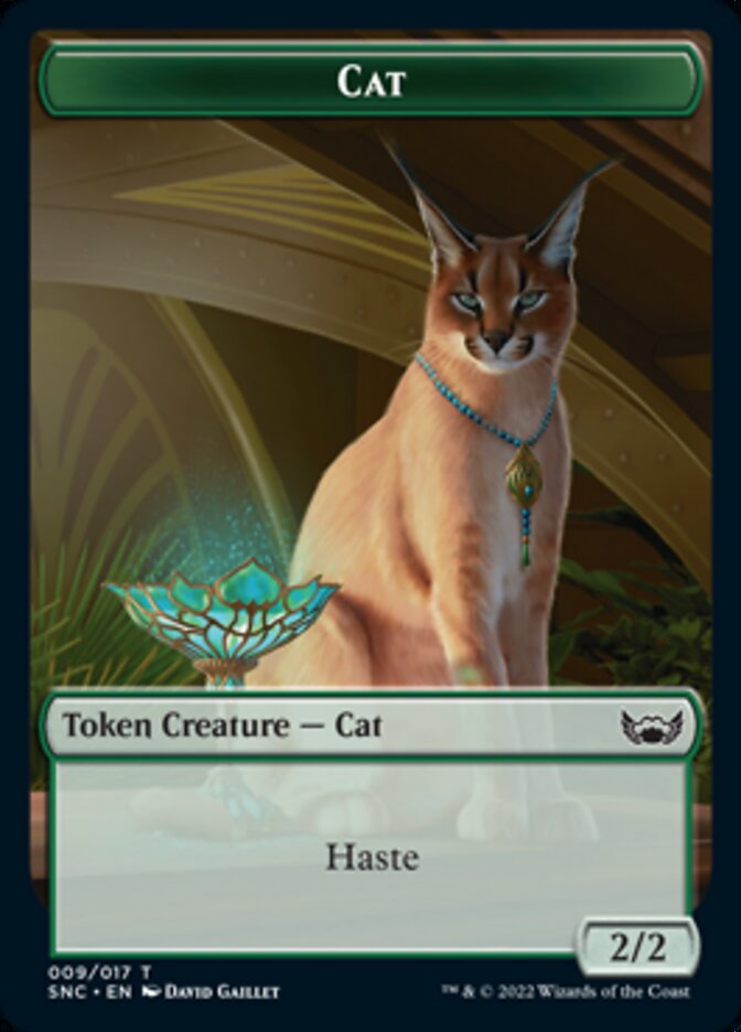 Cat // Rogue Double-sided Token [Streets of New Capenna Tokens] | Webway Games