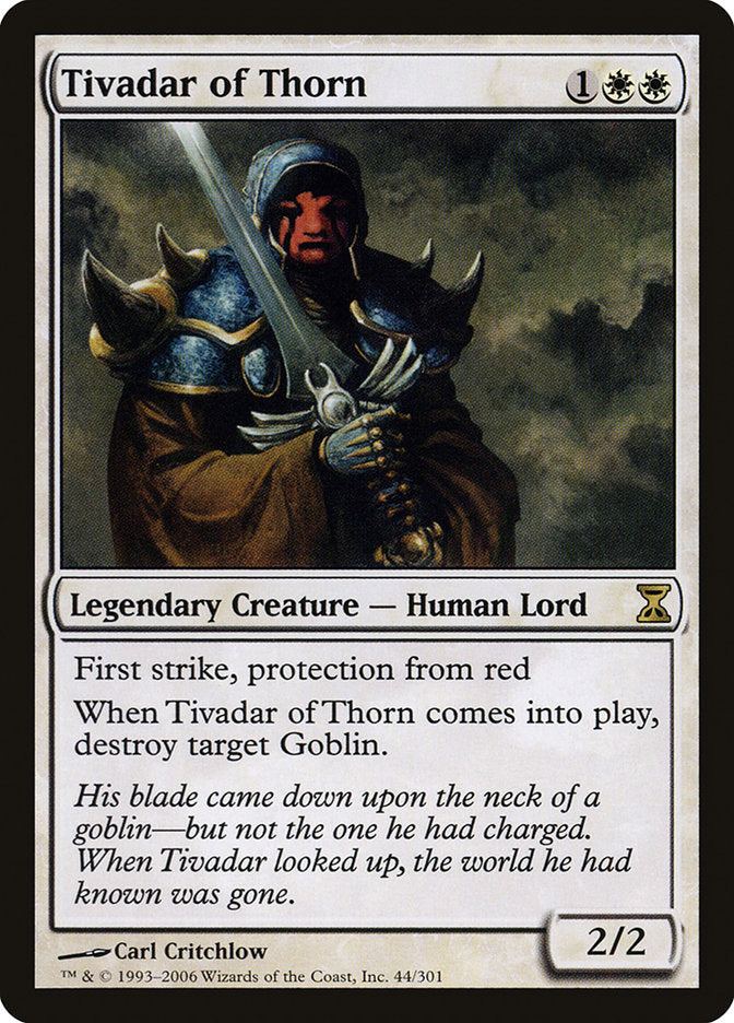 Tivadar of Thorn [Time Spiral] | Webway Games