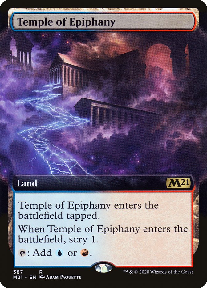 Temple of Epiphany (Extended Art) [Core Set 2021] | Webway Games