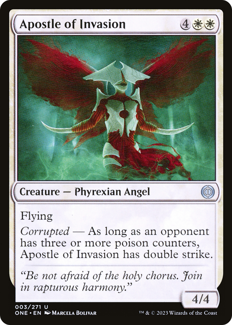 Apostle of Invasion [Phyrexia: All Will Be One] | Webway Games