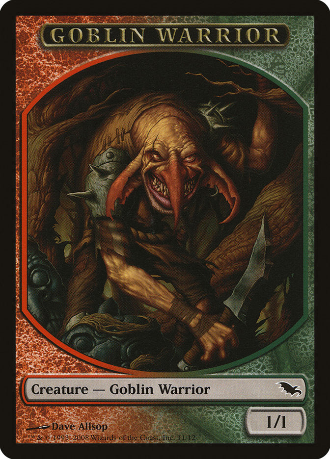 Goblin Warrior [Shadowmoor Tokens] | Webway Games