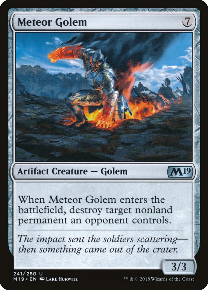 Meteor Golem [Core Set 2019] | Webway Games