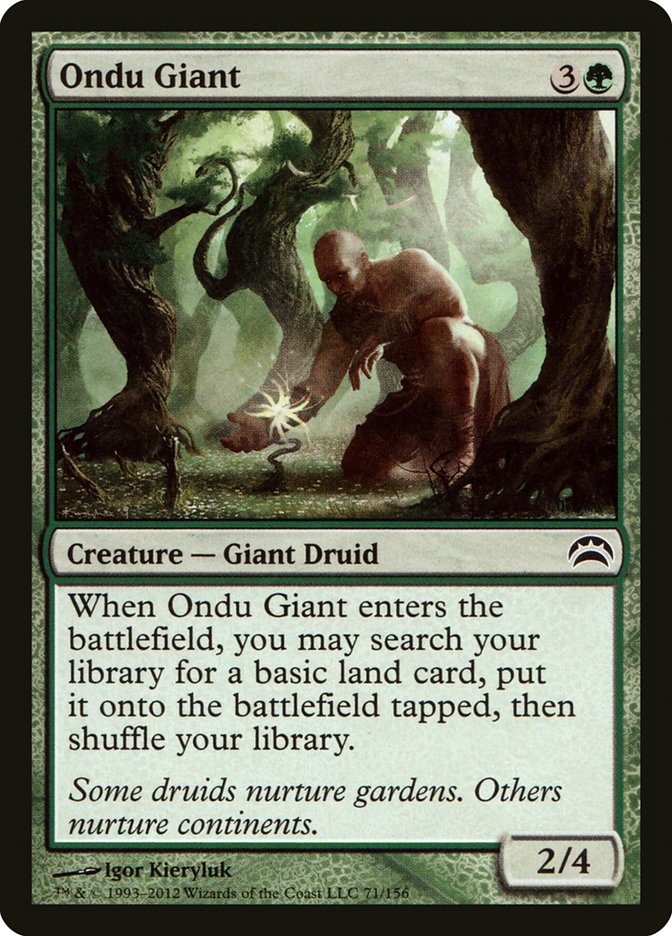 Ondu Giant [Planechase 2012] | Webway Games