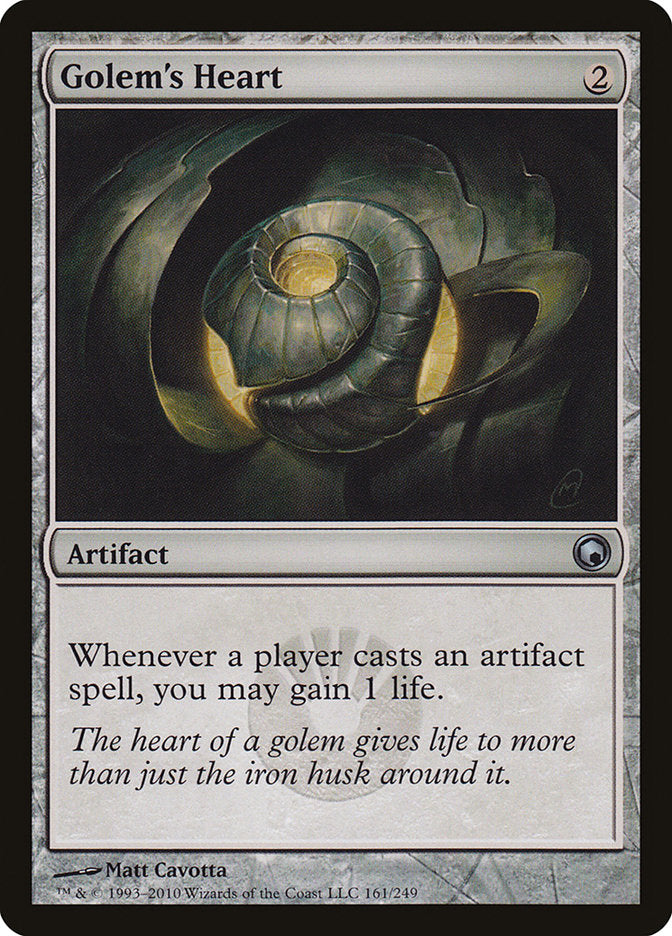 Golem's Heart [Scars of Mirrodin] | Webway Games
