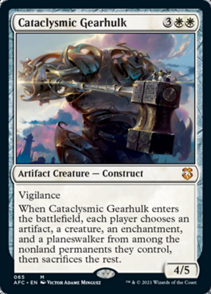 Cataclysmic Gearhulk [Dungeons & Dragons: Adventures in the Forgotten Realms Commander] | Webway Games