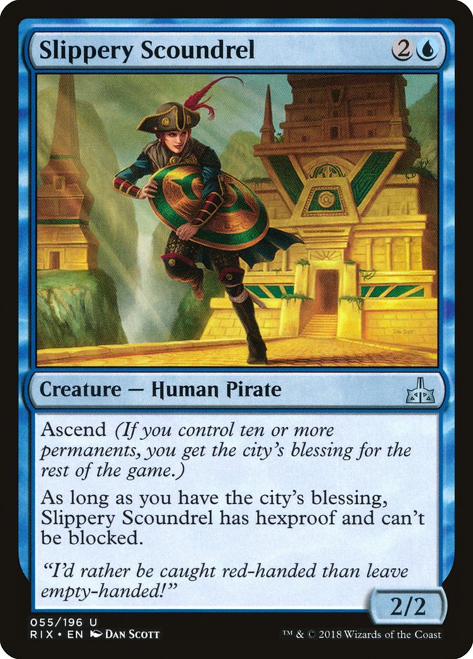 Slippery Scoundrel [Rivals of Ixalan] | Webway Games