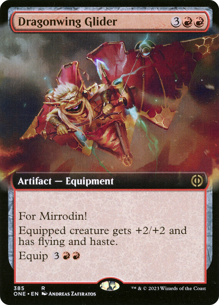 Dragonwing Glider (Extended Art) [Phyrexia: All Will Be One] | Webway Games