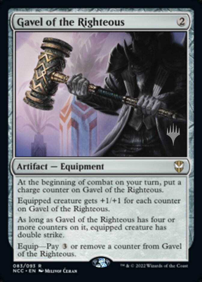Gavel of the Righteous (Promo Pack) [Streets of New Capenna Commander Promos] | Webway Games