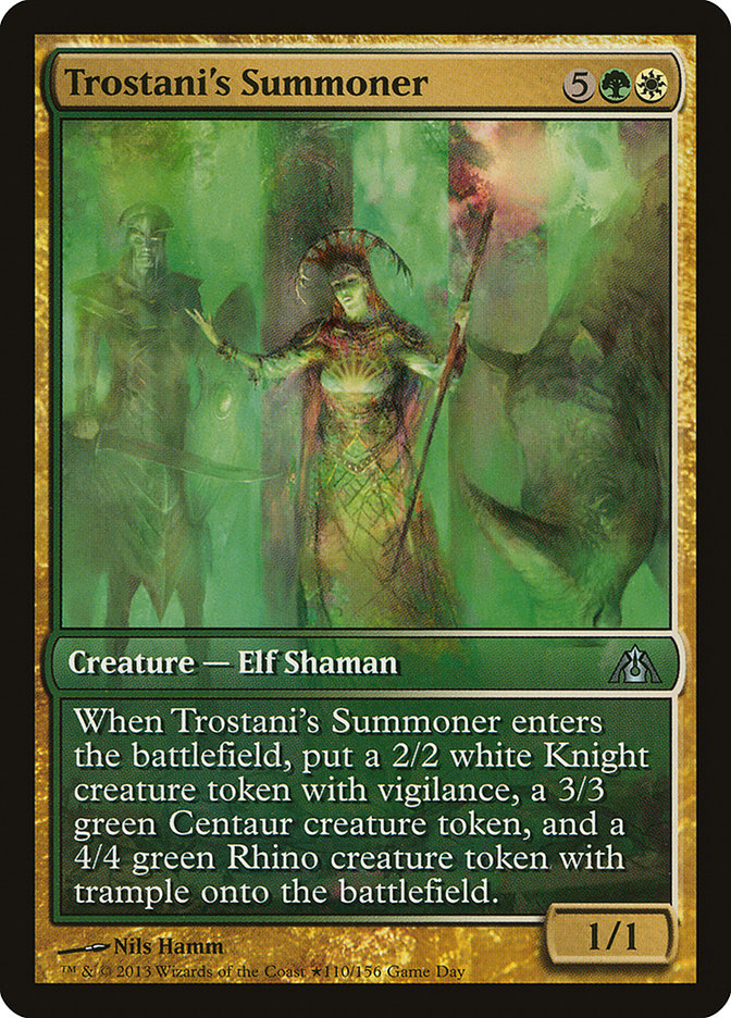 Trostani's Summoner (Game Day) [Dragon's Maze Promos] | Webway Games