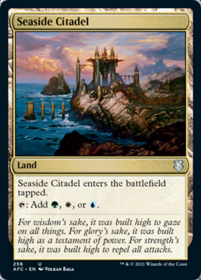 Seaside Citadel [Dungeons & Dragons: Adventures in the Forgotten Realms Commander] | Webway Games