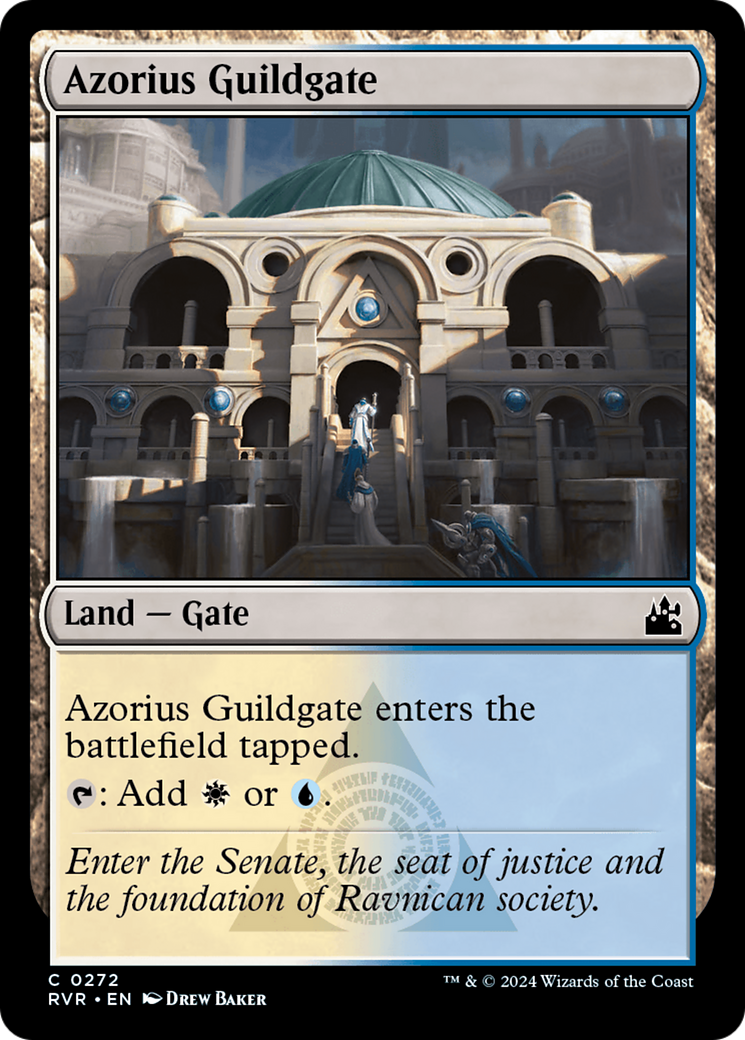 Azorius Guildgate [Ravnica Remastered] | Webway Games
