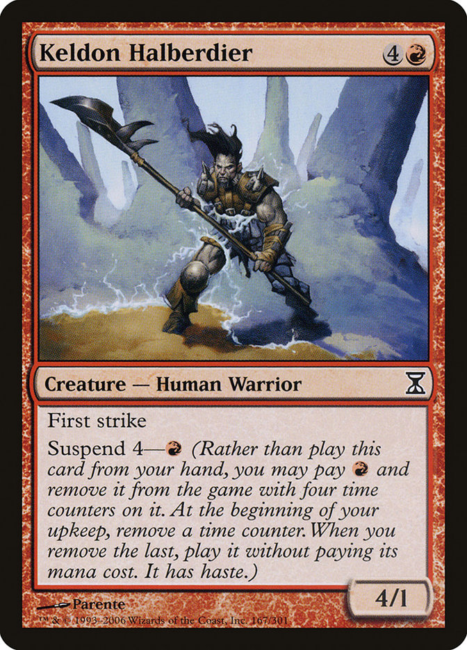 Keldon Halberdier [Time Spiral] | Webway Games