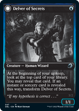 Delver of Secrets // Insectile Aberration [Innistrad: Double Feature] | Webway Games