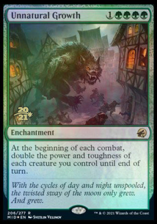 Unnatural Growth [Innistrad: Midnight Hunt Prerelease Promos] | Webway Games