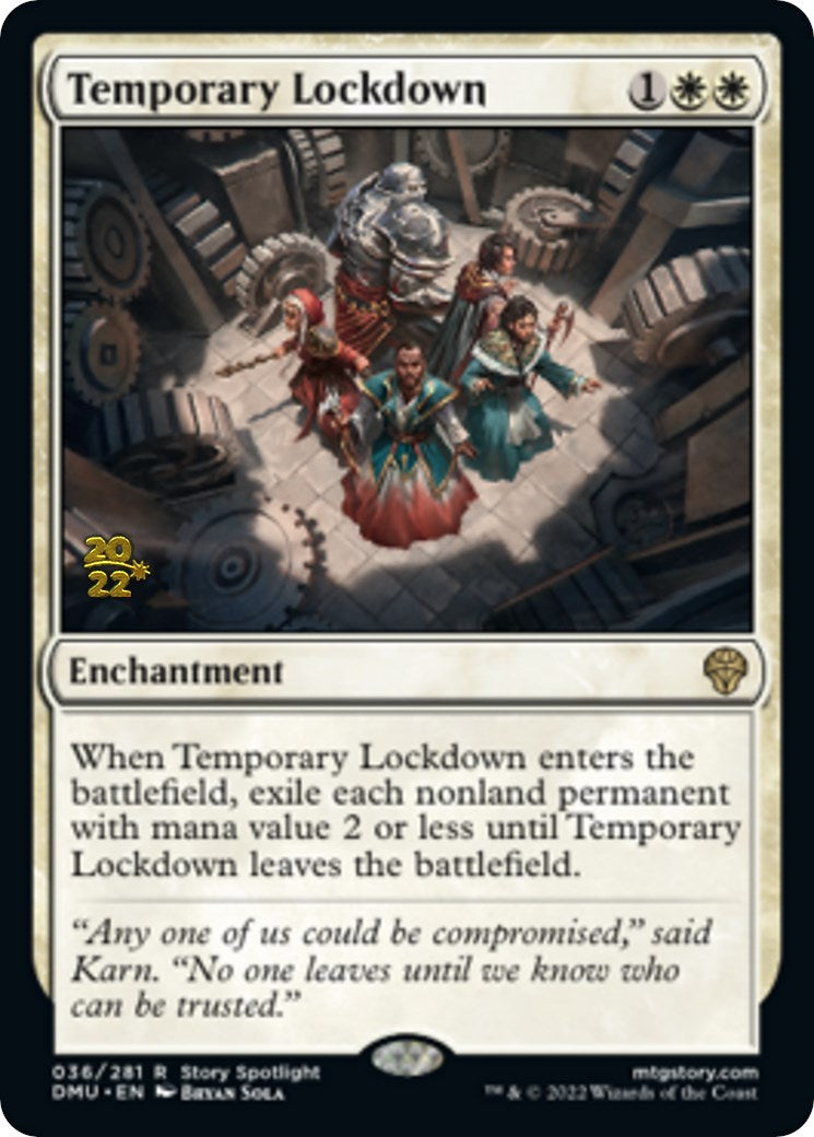 Temporary Lockdown [Dominaria United Prerelease Promos] | Webway Games