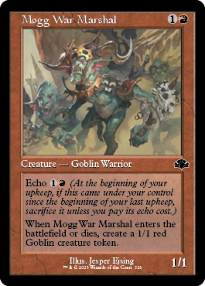 Mogg War Marshal (Retro) [Dominaria Remastered] | Webway Games