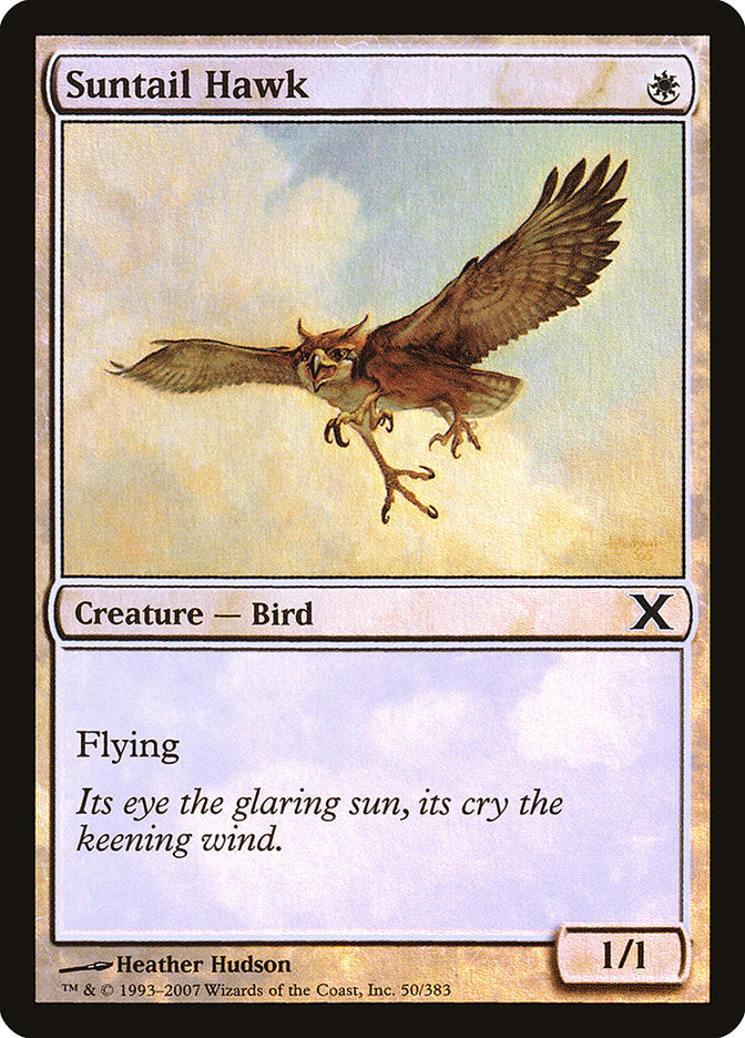 Suntail Hawk (Premium Foil) [Tenth Edition] | Webway Games